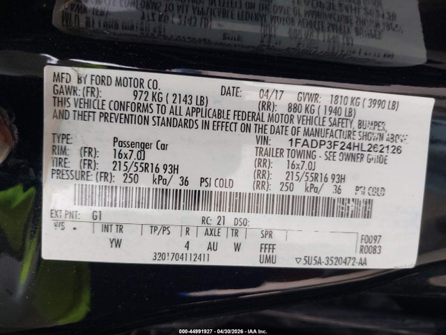 Ford Focus Se