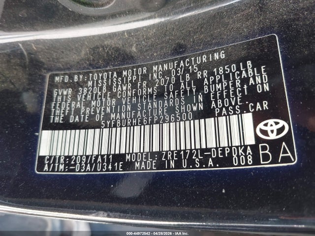 Toyota Corolla L