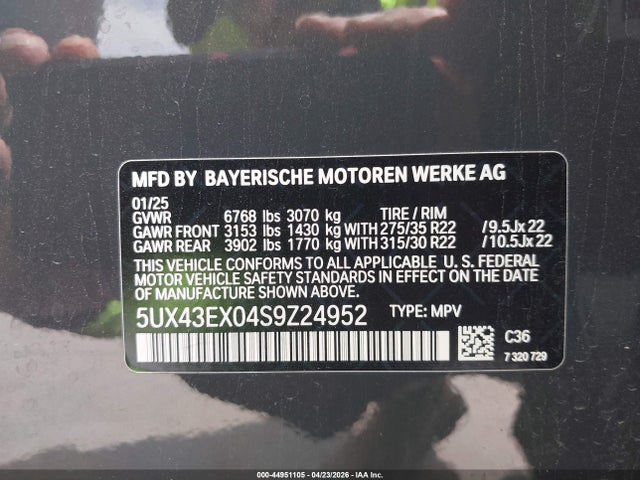 BMW X Series M60i