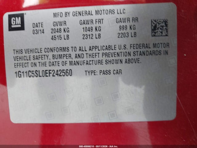 Chevrolet Malibu 1lt