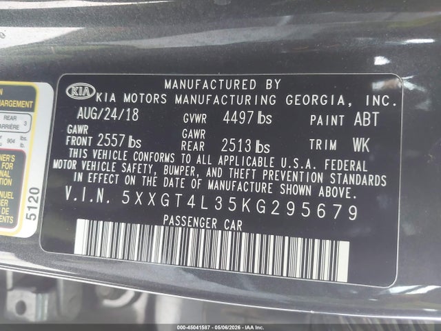 Kia Optima Lx