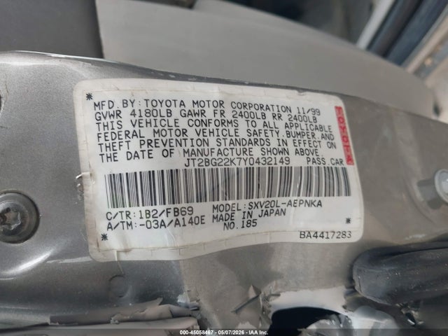 Toyota Camry Le