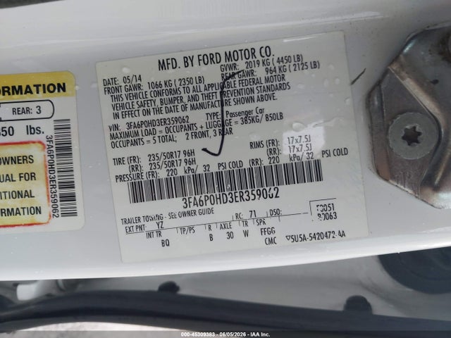 Ford Fusion Se