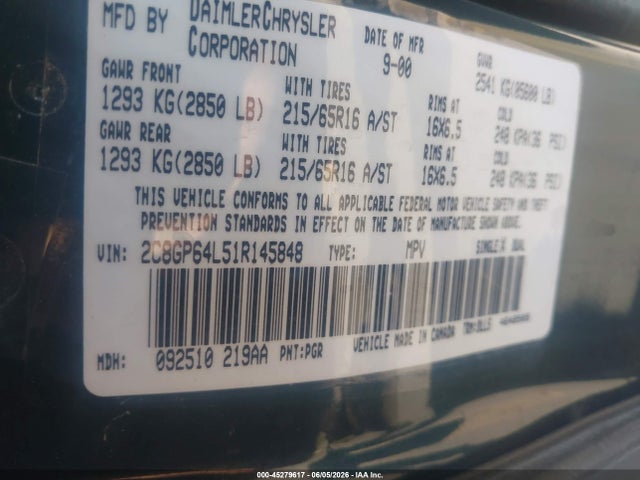 Chrysler Town & Country Limited