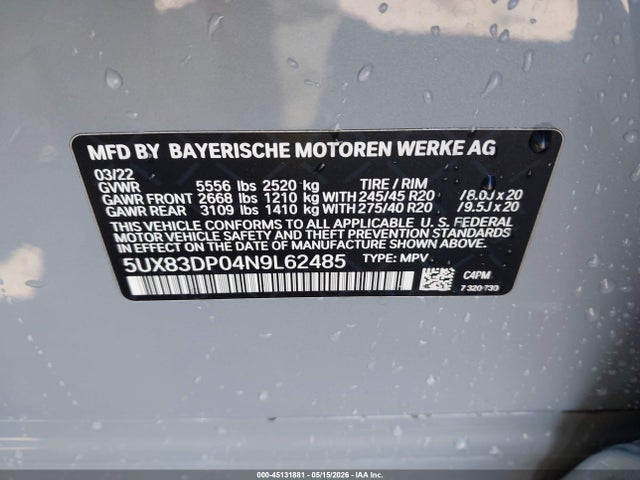 BMW X Series M40i
