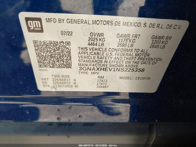 Chevrolet Equinox Fwd Ls