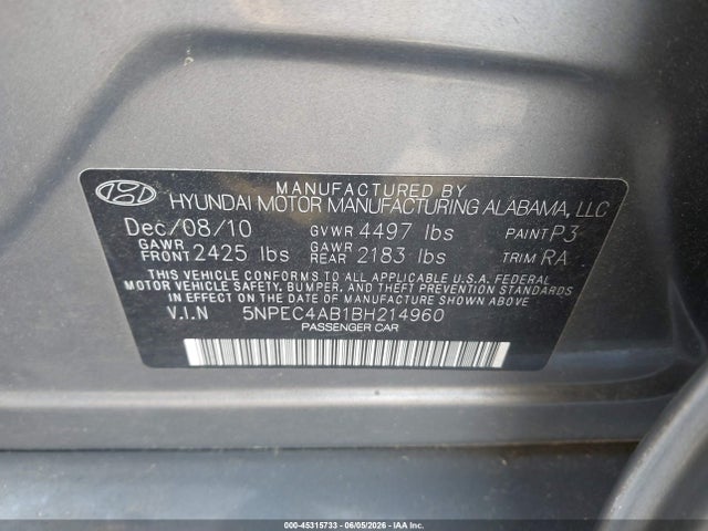 Hyundai SONATA Limited 2.0t