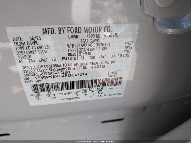 Ford Explorer Platinum