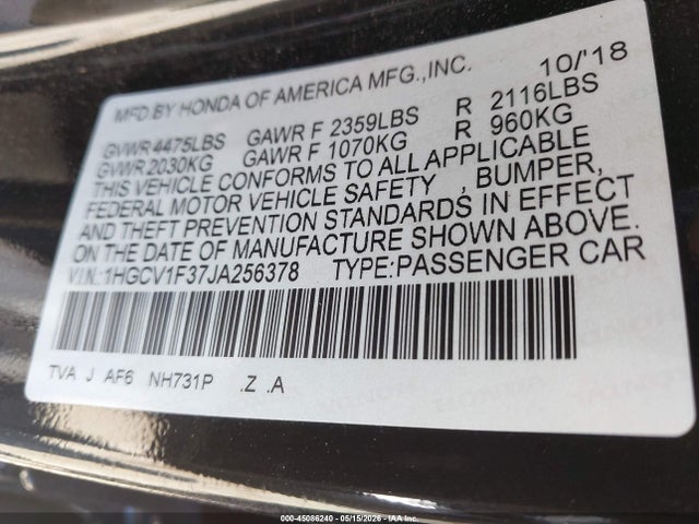 Honda Accord Sport