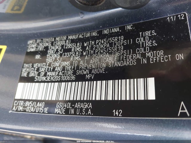 Toyota Highlander Limited V6
