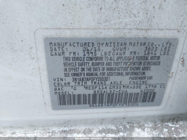 Nissan Sentra Sv