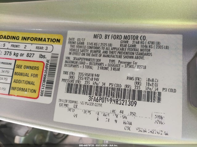 Ford Fusion Se
