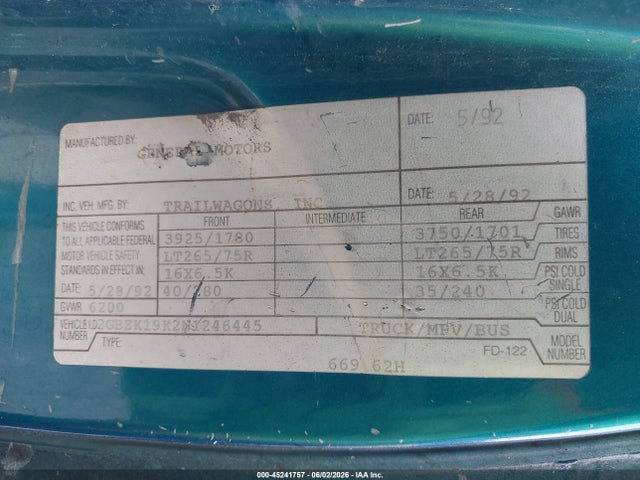 Chevrolet Gmt K1500