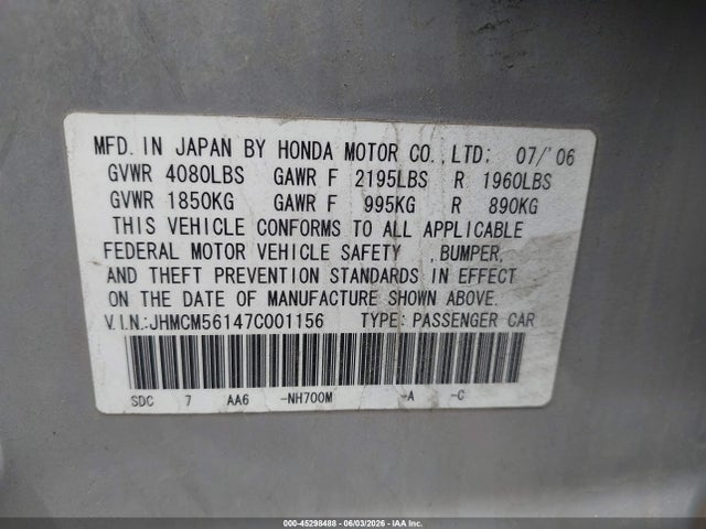 Honda Accord 2.4 Vp