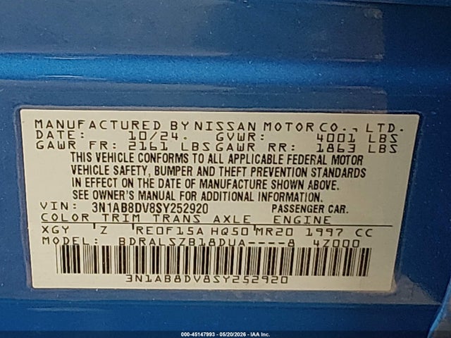 Nissan Sentra Sr