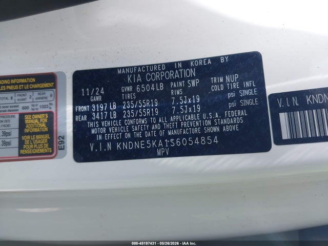 Kia Carnival Sx Prestige