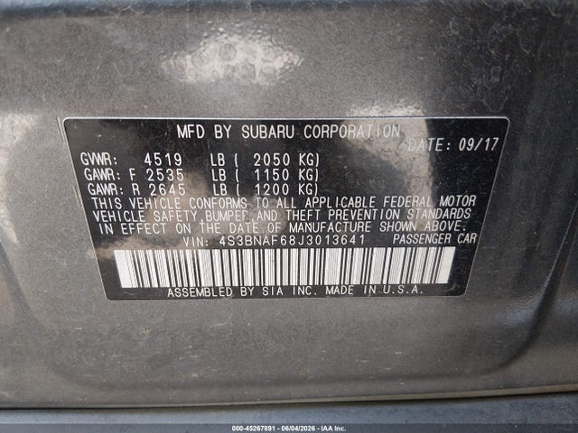 Subaru Legacy 2.5i Premium