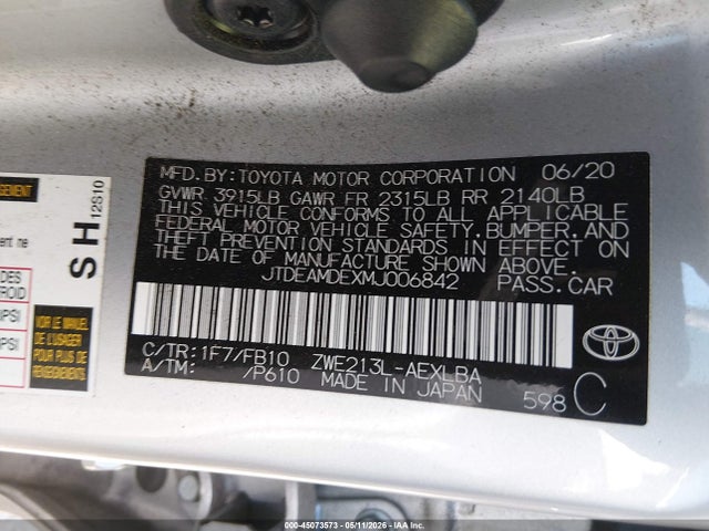 Toyota Corolla Hybrid Le