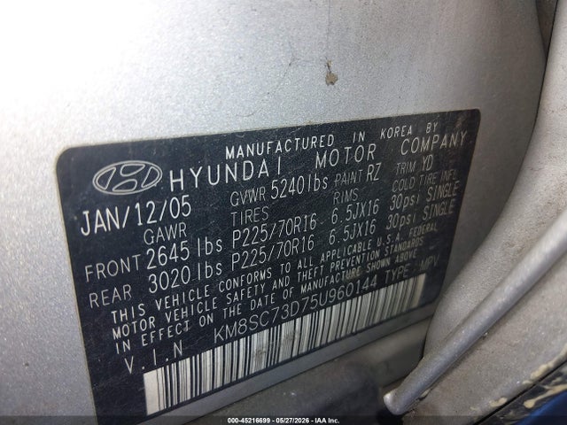 Hyundai SANTA FE Gls
