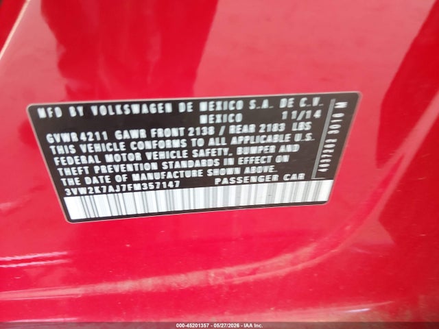 Volkswagen Jetta 2.0l S
