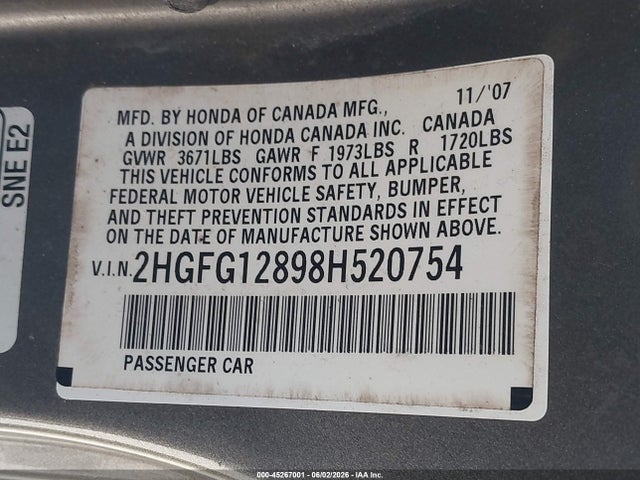 Honda Civic Ex
