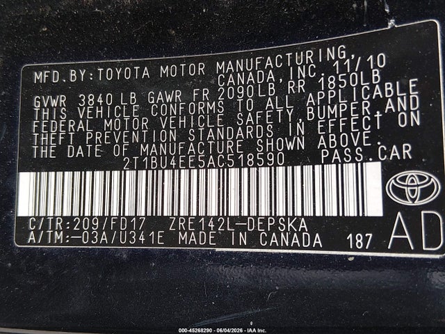 Toyota Corolla S