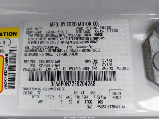 Ford Fusion Se