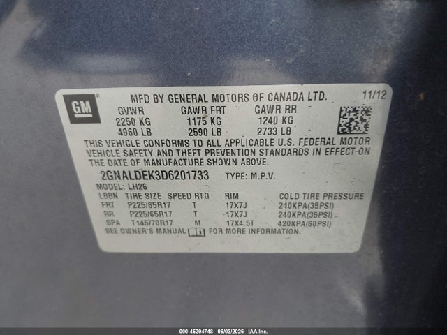 Chevrolet Equinox 1lt
