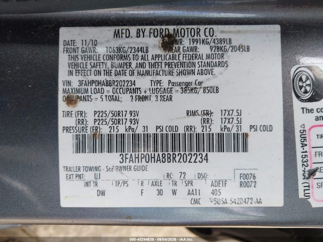 Ford Fusion Se
