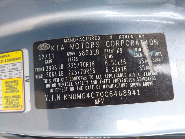 Kia Sedona Lx