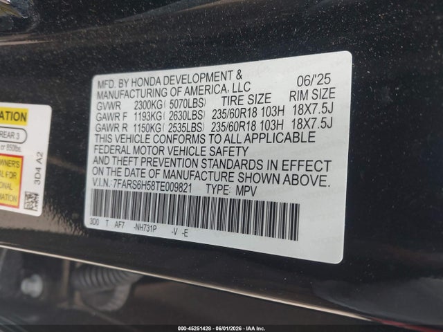 Honda CR-V Hybrid Awd Sport