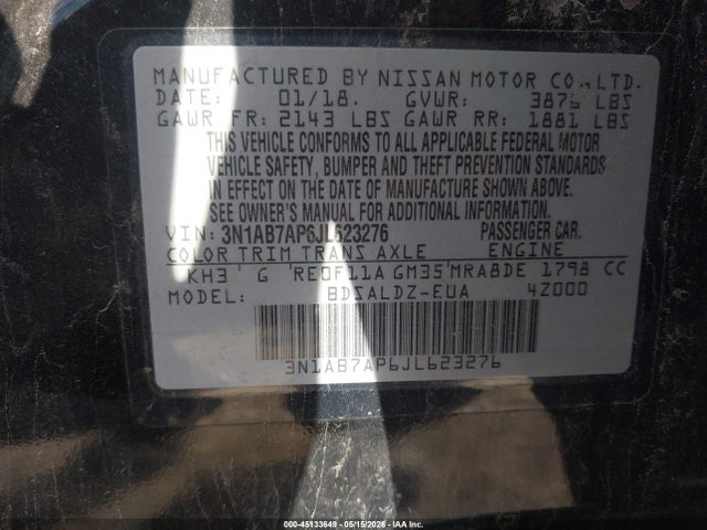 Nissan Sentra Sv