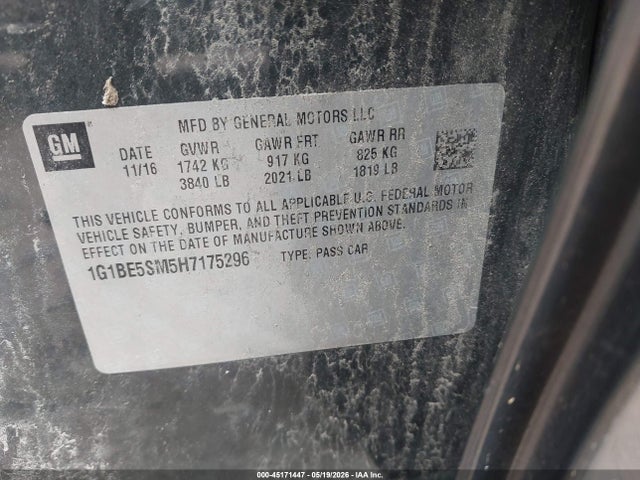 Chevrolet Cruze Lt Auto
