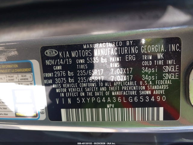 Kia Sorento 2.4l L