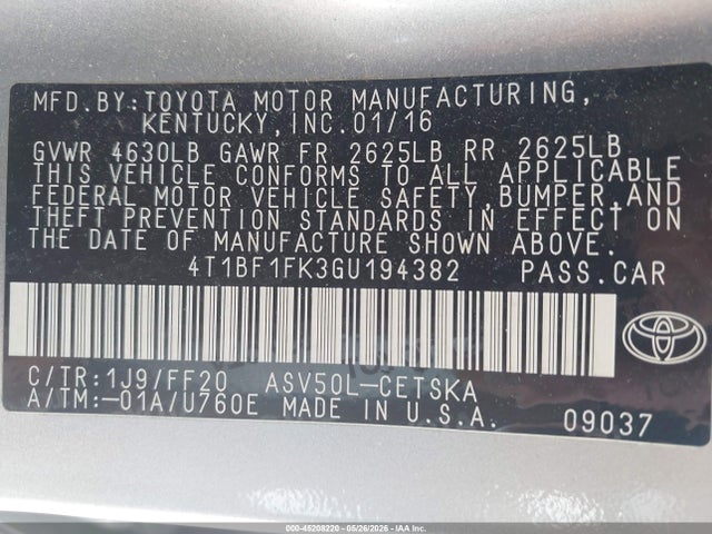 Toyota Camry Se