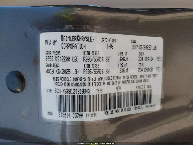 Chrysler PT Cruiser Limited