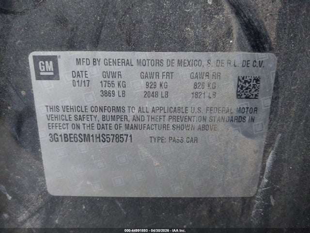 Chevrolet Cruze Lt Auto