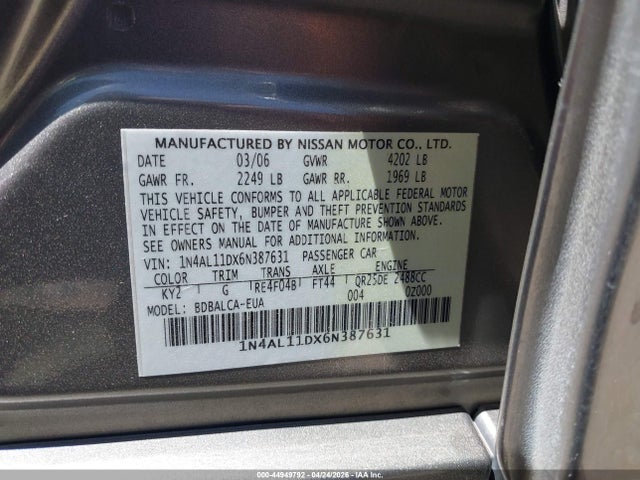 Nissan Altima 2.5 S