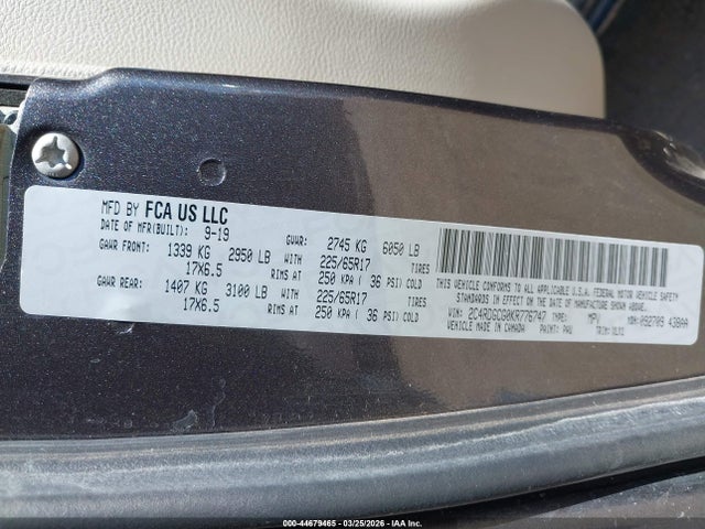 Dodge Grand Caravan Sxt