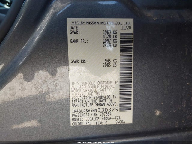Nissan Altima S Fwd