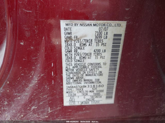 Nissan Titan Se