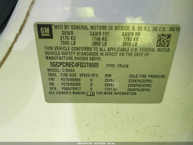 Chevrolet Silverado 1500 1lt