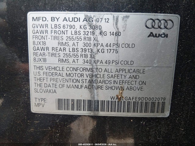 Audi Q7 3.0t Premium