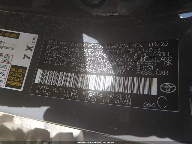 Toyota Corolla Le