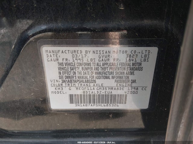 Nissan Sentra Sv