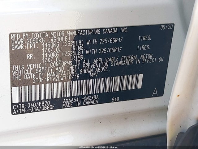 Toyota RAV4 Le