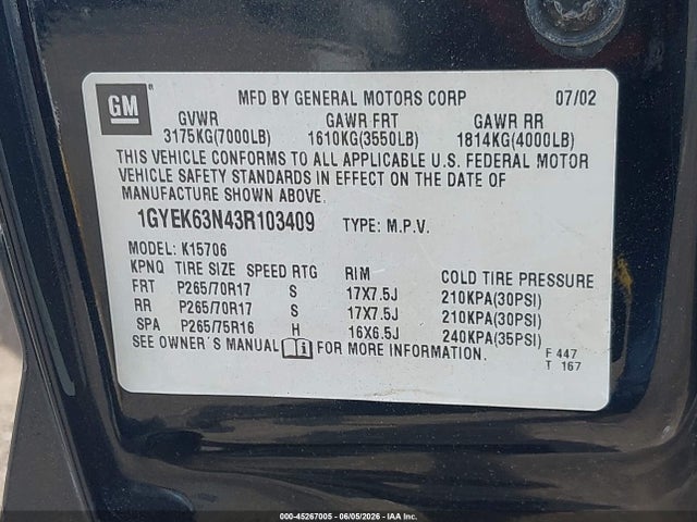 Cadillac Escalade Standard