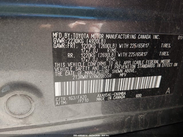Toyota RAV4 Xle