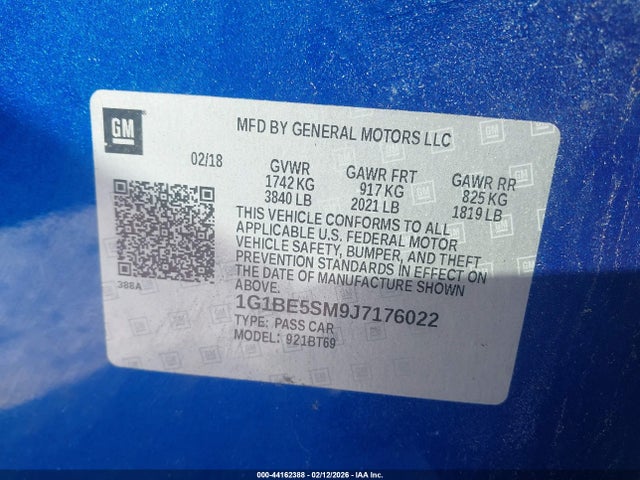 Chevrolet Cruze Lt Auto