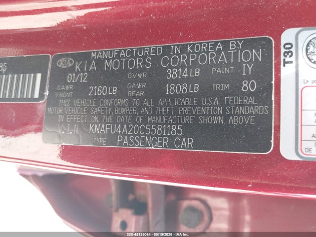Kia Forte Ex